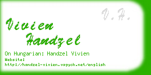 vivien handzel business card